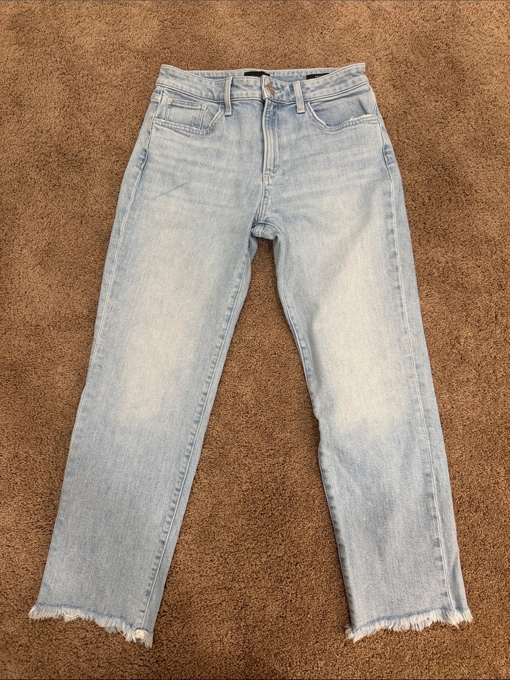 Joe's The Scout Light Wash Cropped Straight Ankle Jeans